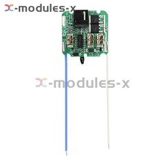 4S 16.8V 30A 18650 Li-ion Battery Protection Board BMS Dual MOS for Power Tools