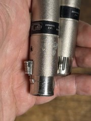 LOT 2 RadioShack 274-016C XLR Female to 1/4″ Plug Lo-Z to Hi-Z Balanced Adapter