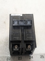CUTLER HAMMER EATON QBHW2025 120/240V 2 POLE UNIT 40C HACR TYPE