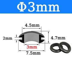 Wire Open Grommets Rubber Grommet Gromet Blind Plug Bung Bungs Cable Hole 3-80mm