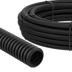 Cable Flexible Conduit / Sleeving / Sheathing Split & Unsplit Loom Harness Black