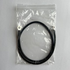 Black 5 AWG Gauge Copper Battery Cable 3 Foot 1/2 Inch Truck RV Solar