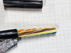 Belden/Blue Jeans Cable 24/4P F/UTP CAT6a Bonded Pair Patch Cord CMR Black /25ft
