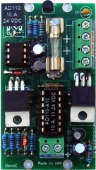 AD110-A10 0-10V LED DIMMER PWM 10 A Output range 12VDC- 24 VDC; Made in USA