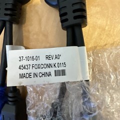 2 X UCS KVM Dongle Cable Adapter 37-1016-01 VGA USB DB9 Serial