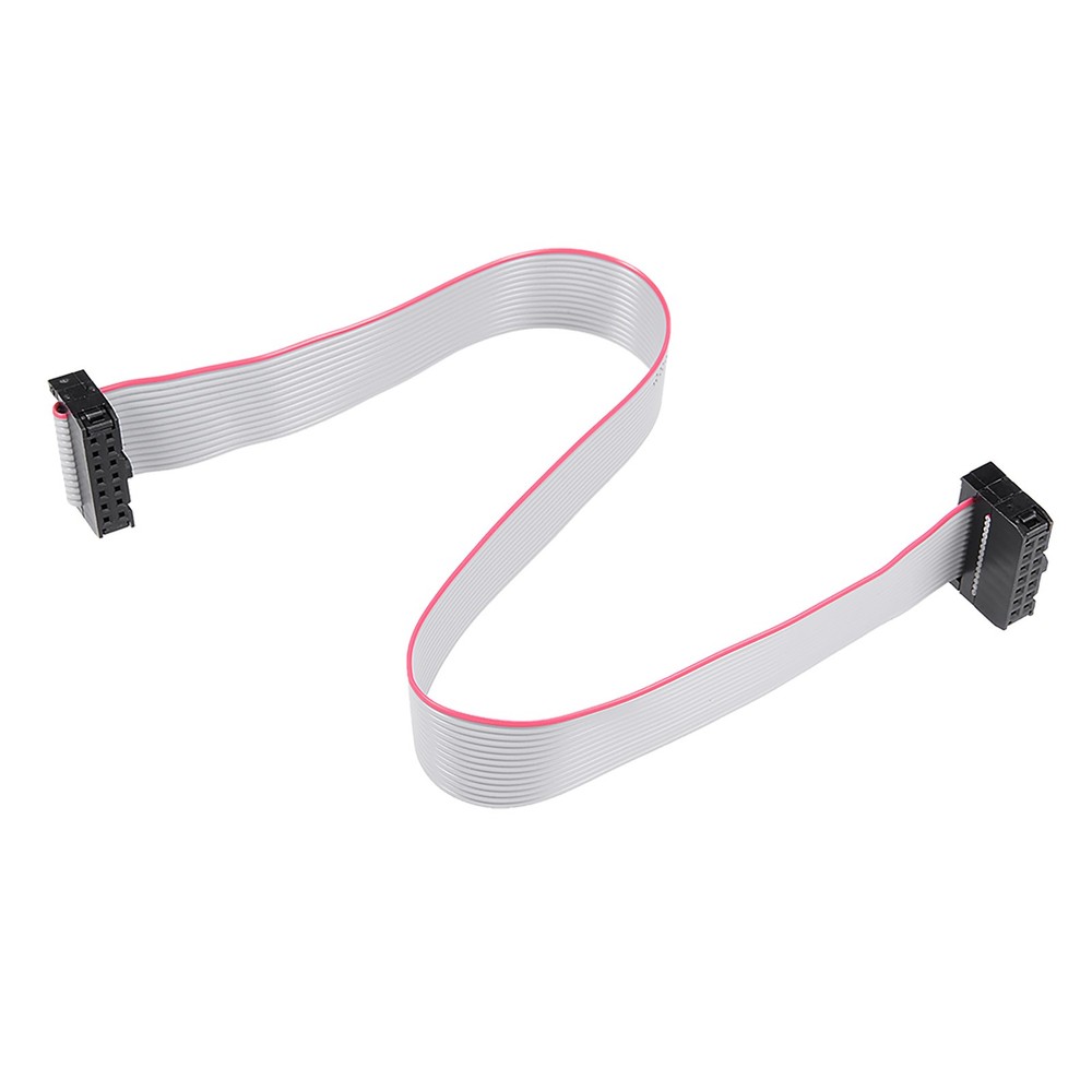 5 Pack Long 30CM 2.54MM Flat Ribbon Cable IDC 14 Pin Connector
