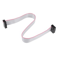 5 Pack Long 30CM 2.54MM Flat Ribbon Cable IDC 14 Pin Connector