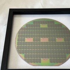 150 mm Silicon Wafer With integrated circuit Of Semiconductors Art