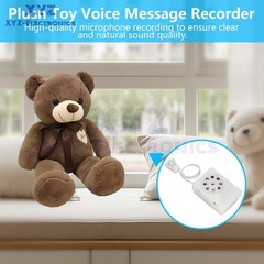 Stuffed Animal Sound Recorder Device 35 Seconds Button Sound Messages Voice Box