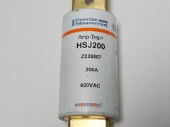 *Lot of 2* Mersen Ferraz Shawmut HSJ200 Amp-Trap Fuse 200A 600VAC