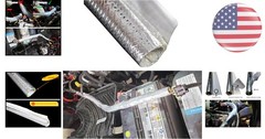 6mm Aluminum Heat Insulation Sleeve – Efficient Thermal Protection for Hoses