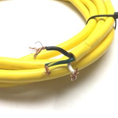 Mencom MIN-3FP-12 Sensor Cordset, Length: 12′, 3-Pin Female, MIN Size