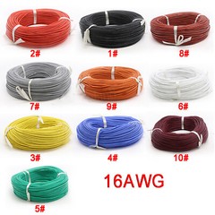16AWG 1.27mm²Flexible Silicone Cable, HIGH TEMP 200℃, 0.08mm Tinned Copper Wire