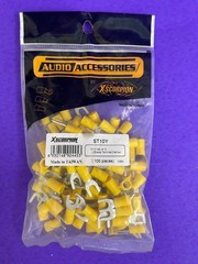 Xscorpion ST10Y Spade Terminal Yellow 12/10GA #10 (436 Pieces)