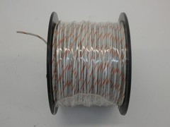 Allied Wire & Cable 15830440 Wire Reel, 500′, 600V, White/Orange, 18AWG – NEW…