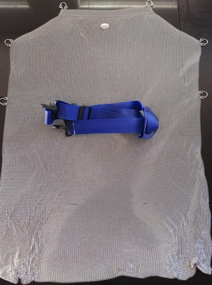 NIROFLEX 2000 METAL MESH APRON 22″ x 24″ SET NEW OPEN BOX