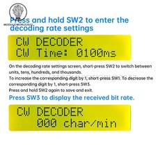 DC 5V CW Morse Code Decoder Circuit Board Welding Practice DIY Electronic Kit