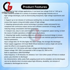 3.6V7.4V to 15KV Pulse Arc High Voltage Module Transformer DC High Voltage Board