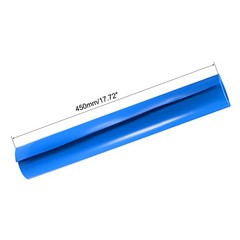 Battery Wrap, 450mm Width 1m PVC Heat Shrink Tube Wraps Blue