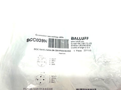 Balluff BCC M415-M414-3A-304-PX0434-030 Dbl-Ended Connectong Cordset BCC039N