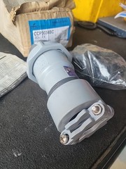 New Cooper Crouse Hinds CCP3034BC 4 Pole 3 Wire 30 Amp Powermate Plug #40
