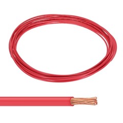 25 Feet 14 AWG Gauge THHN Stranded Red Copper Building Wire 600V