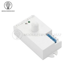 DC12-24V AC110-240V 5.8GHz Microwave Radar Sensor Body Motion HF Detector Switch