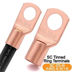 4 Gauge Wire (25ft Each- Black/Red) Copper With 100A ANL Fuse Holder, [MIXED]