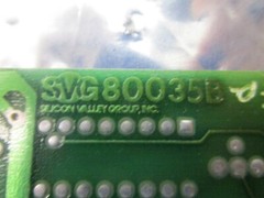 SILICON VALLEY GROUP SVG 80035B SVG80035B BOARD Silicon Wafer Scrubber, 108059