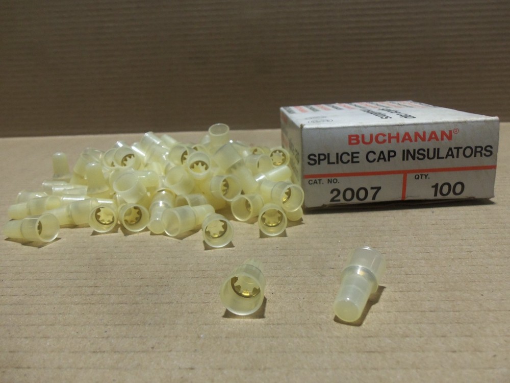 Buchanan 2007 Box of 100 Splice Cap Insulator AK