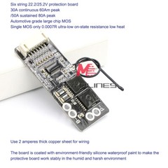 6S 7S 30A 50A BMS Board with NTC 3.7V Ternary Li-ion Battery Protection Board