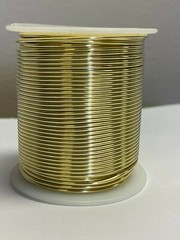 Yellow Brass Wire 20 Gauge 1 lb Spool (315 Feet) Diameter 0.032