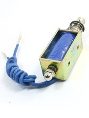 Electric Door Lock Solenoid DC 12V Force Open Frame Electromagnet