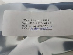 5998-21-902-9536 Circuit Card Assembly D360-1030-1