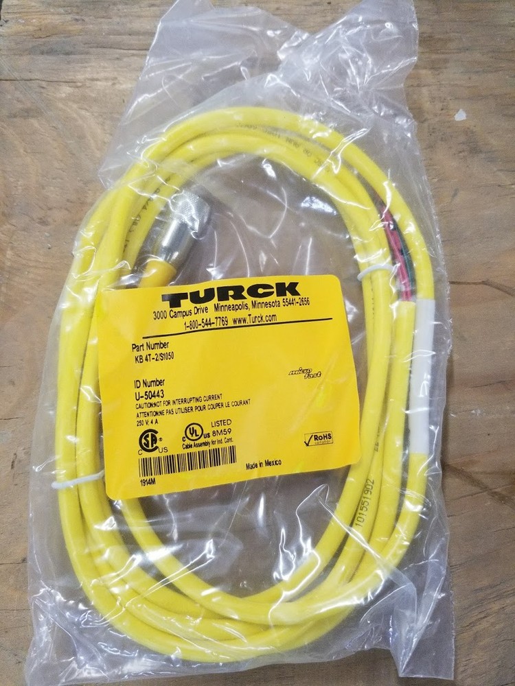 TURCK KB 4T-2/S1050 CABLE ASSEMBLY W315