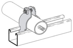 B-Line B2015ALW/SS6, 3″, Aluminum, Rigid Strut Strap W/ Stainless Hardware, 1 pc