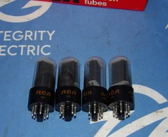 Lot of 4 NIB RCA 25L6GT 25W6GT Vacuum Tubes