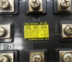 FUJI ELECTRIC A58L-0001-0264 MAGNETIC CONTACTOR 200-240V 45A FF-35
