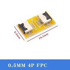 (1) 4 Pin FPC FFC Flexible Flat Cable Extension Board 1mm Pitch Connector