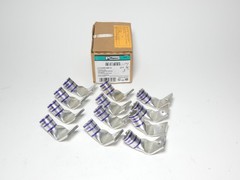 *Box of 12* Panduit LCAX4/0-56F-X Flex Standard Barrel One Hole Copper Lug 4/…