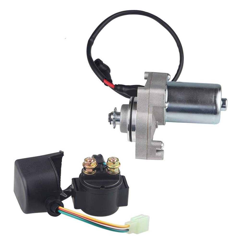 Starter Compatible with 125cc 110cc-50cc with Relay ATV Motor Four 4 Wheeler Chi