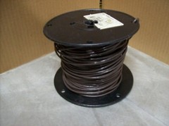#2) NEW Spool of Electric Wire – 12 Guage Solid 312′ Brown