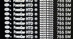 Gates 160mm wide timing belt timing belt 5M width 160mm length 665mm