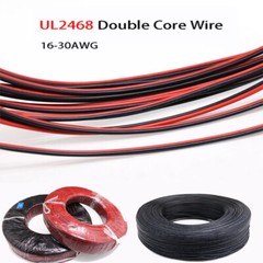 UL2468 16AWG to 30AWG 2 Core Electronic Wire Cable PVC Insulation 300V 80℃