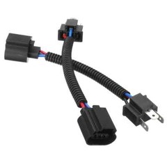 Universal Headlight H4 9003 to H13 9008 Socket Plug Connector Wire Harness