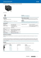 1pcs – SCHURTER 6130.5620 AC Power Entry Module, IEC Appliance Inlet C14