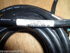 BANNER SPS101Q DC POWER SUPPLY WITH BANNER MBCC-512 CORD SET (NEW NO BOX)
