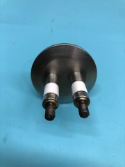 2 AMAT 3300-91061 FITTING,LEADTHRU, 2X40A,15KV,KF40, HEATER FEEDTHROUGH, 176177