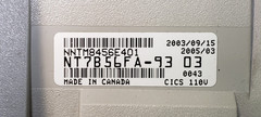 NORTEL Norstar PLUS Compact ICS NT7B56FA-93 phone panel system