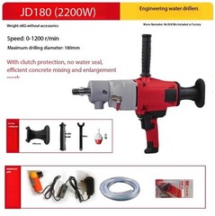 2200W Diamond Core Drilling Machine, Dual-Purpose Dry Wet Core Drilling 220V